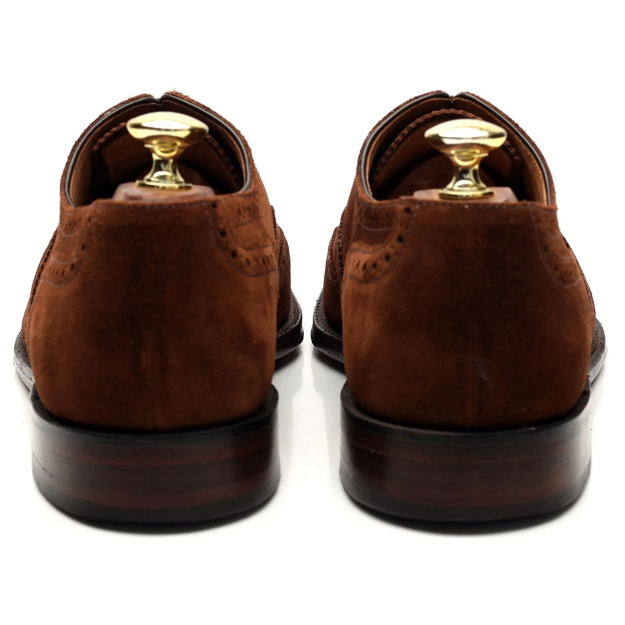 1880 'Buckingham' Brown Suede Oxford Brogues UK 7 F