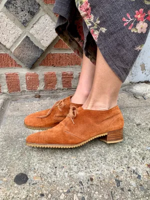 1970's Soft Suede Oxfords