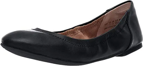 Amazon Essentials Women's Belice Ballet Flat, Black, 8.5 B US