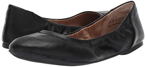 Amazon Essentials Women's Belice Ballet Flat, Black, 8.5 B US