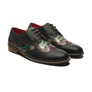 Bageecha Derby_Brogue for Men  – Coal Black (discontinued)