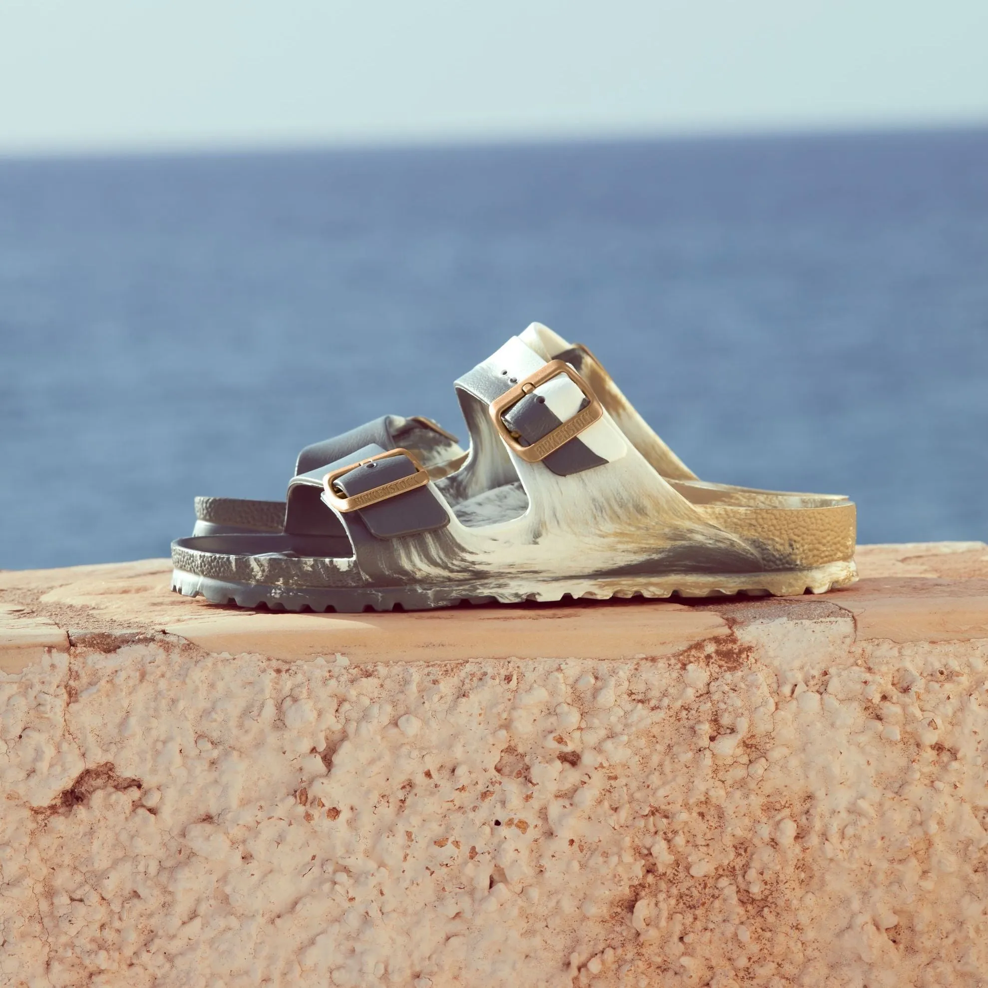 Birkenstock Arizona EVA multi metallic gold