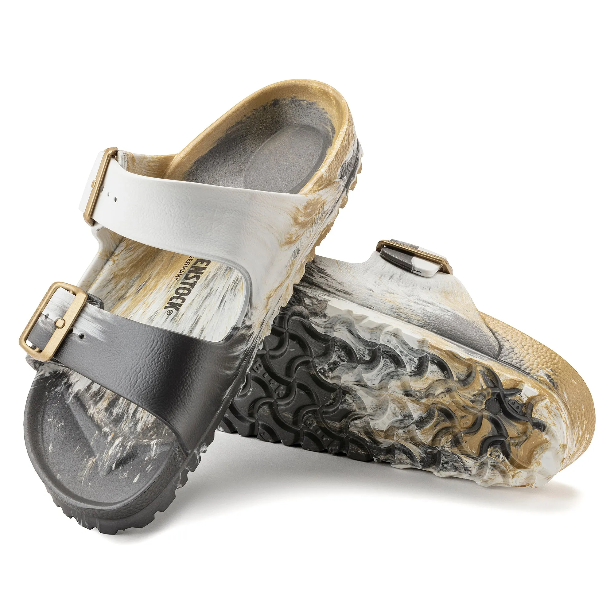 Birkenstock Arizona EVA multi metallic gold