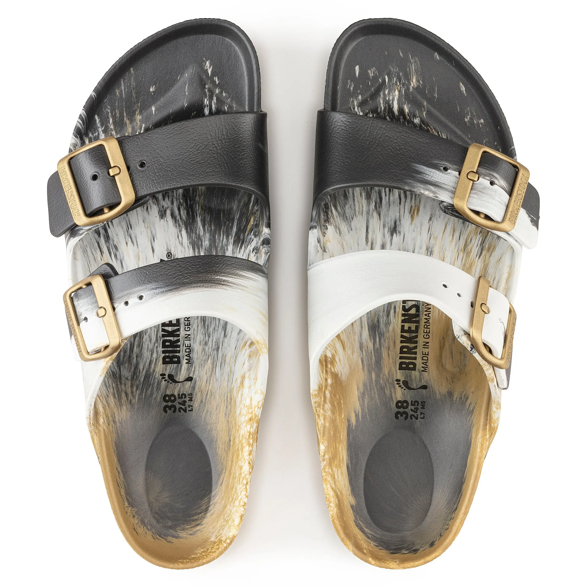 Birkenstock Arizona EVA multi metallic gold