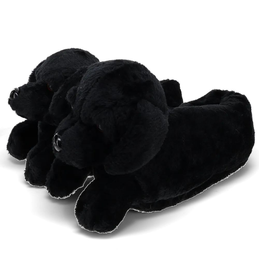 Black Lab Slippers