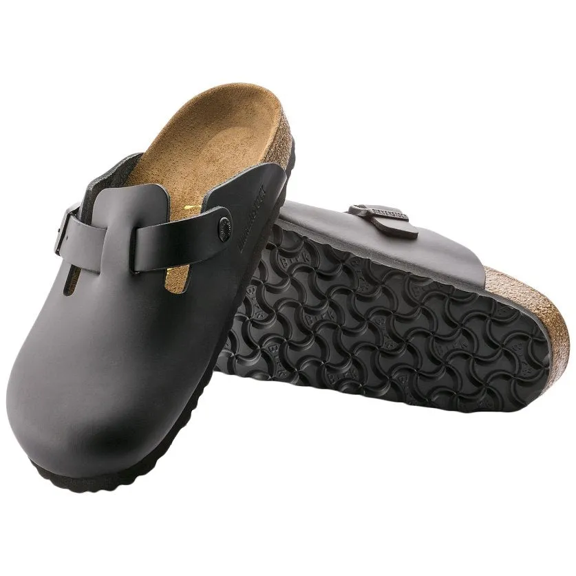 Boston Leather Unisex Clogs Sandals