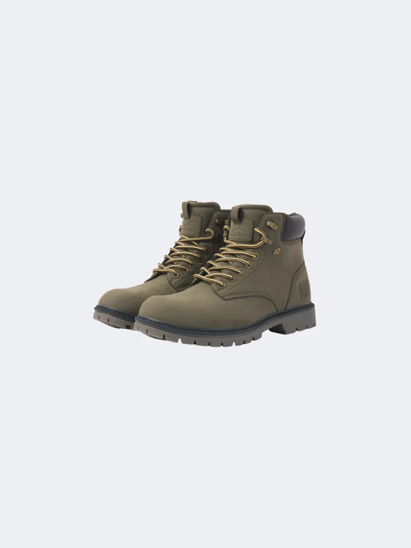 British Knight Secco Men Lifestyle Boots Olive/Dk Brown