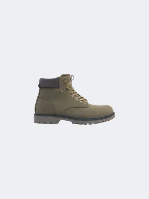 British Knight Secco Men Lifestyle Boots Olive/Dk Brown