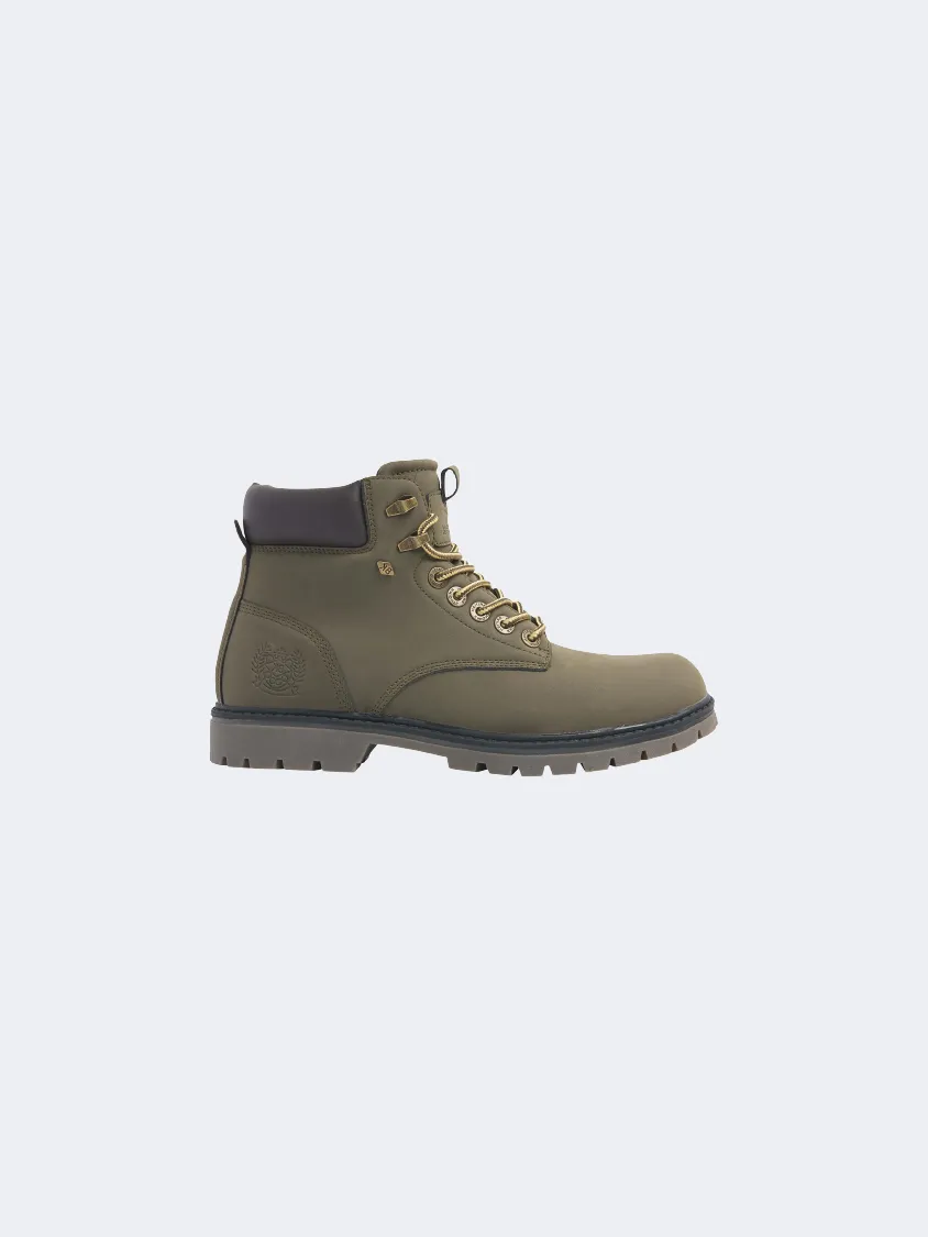 British Knight Secco Men Lifestyle Boots Olive/Dk Brown