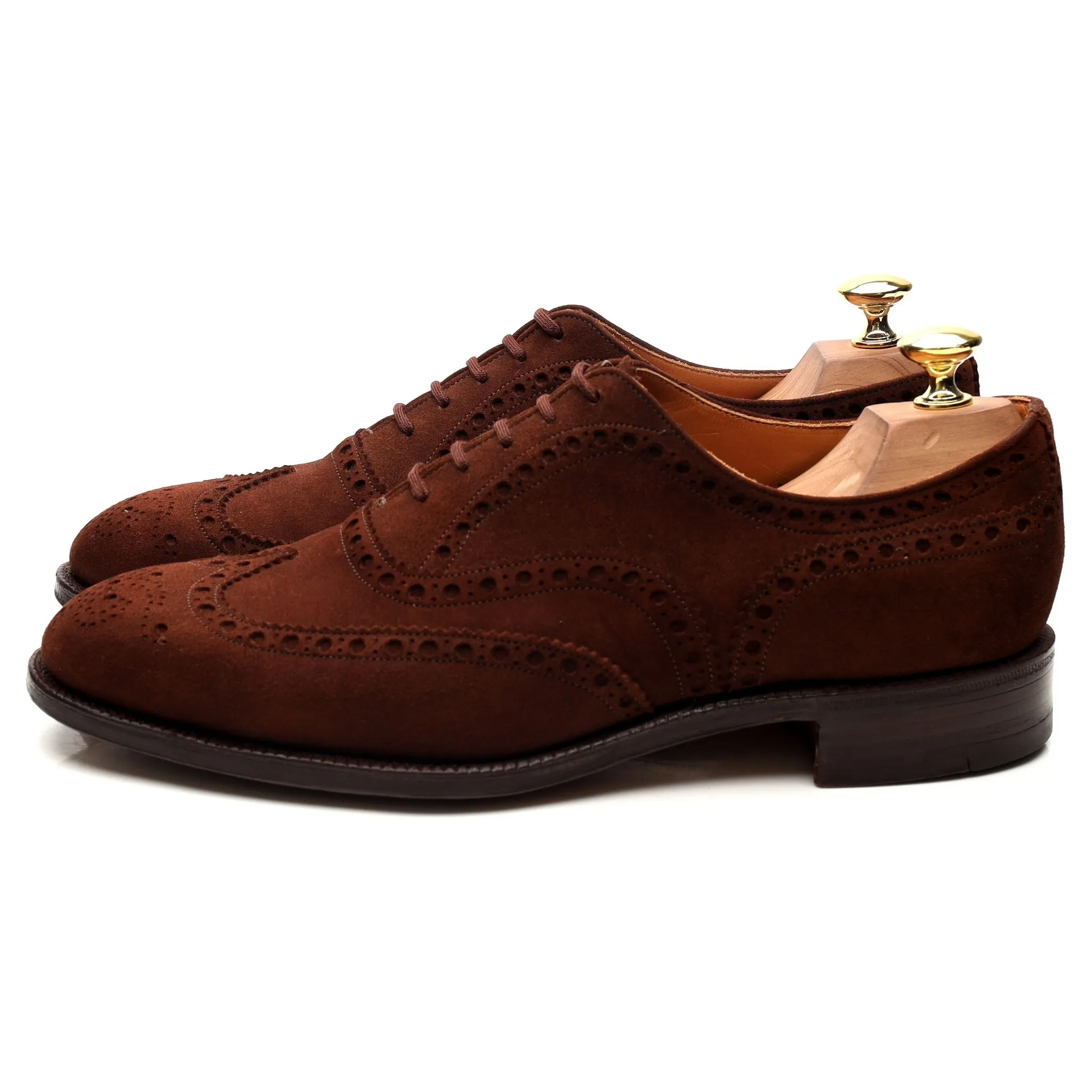 'Buck' Brown Suede Brogues UK 8 F