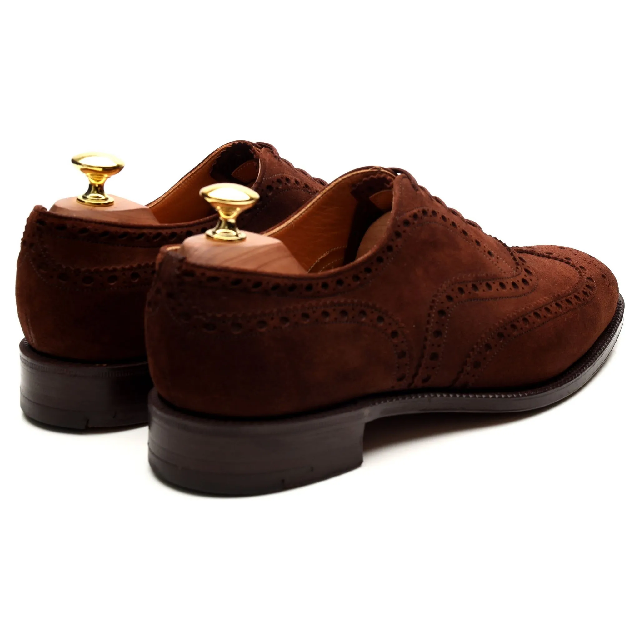 'Buck' Brown Suede Brogues UK 8 F