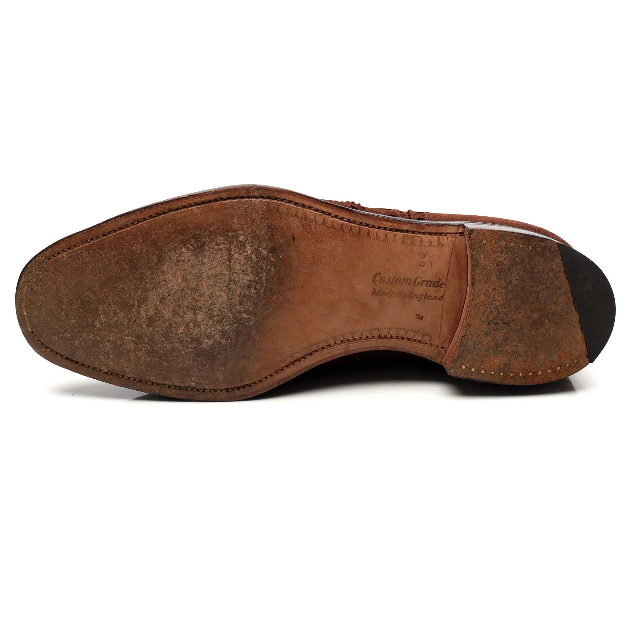 'Buck' Brown Suede Brogues UK 8 F