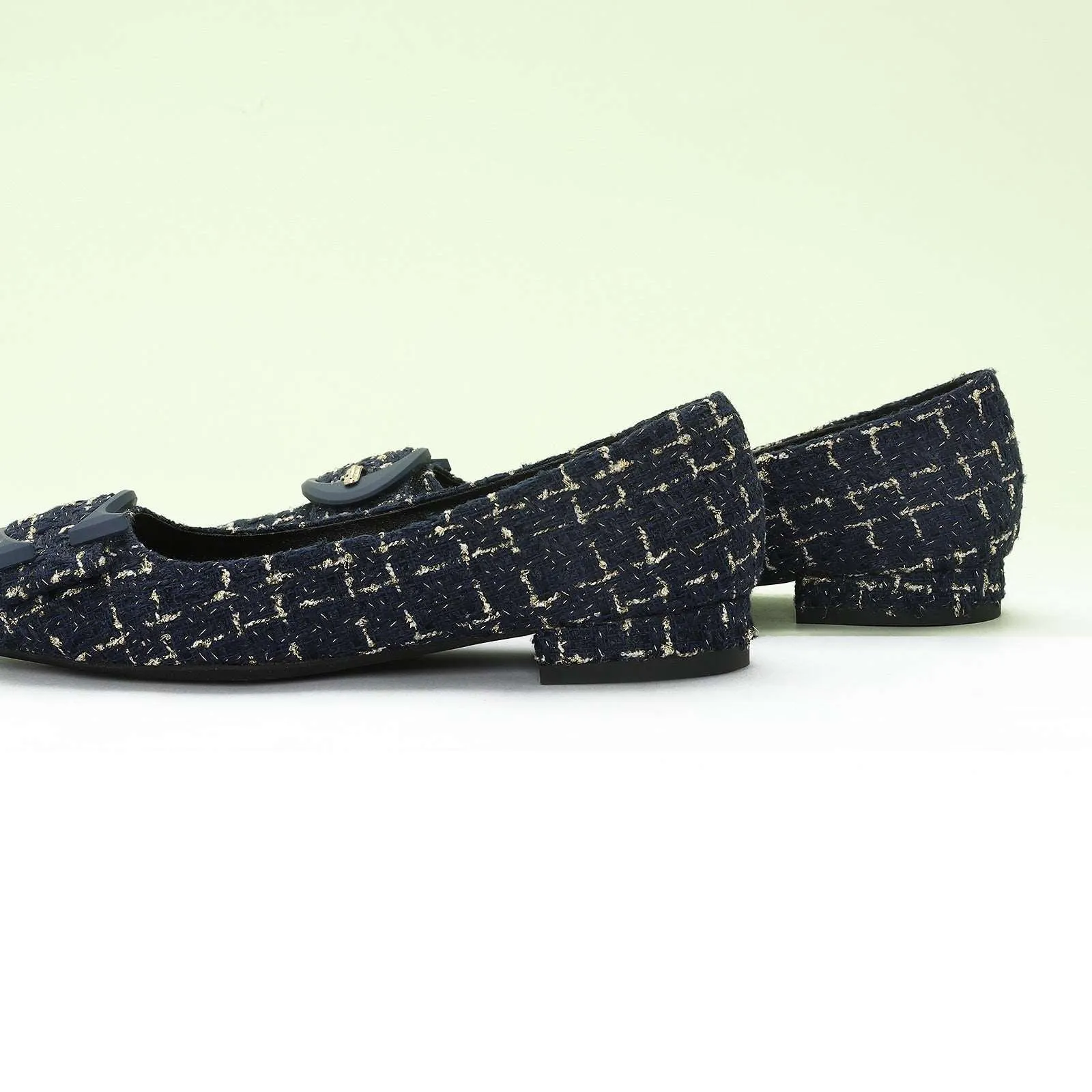 C Buckle Tweed Flats (Aida)