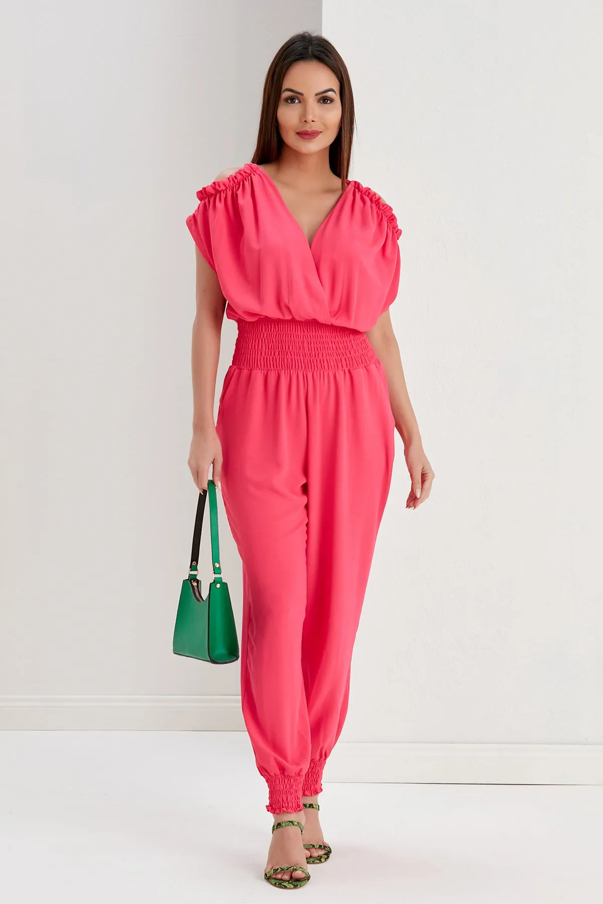 Casual Chic Pink Jumpsuit