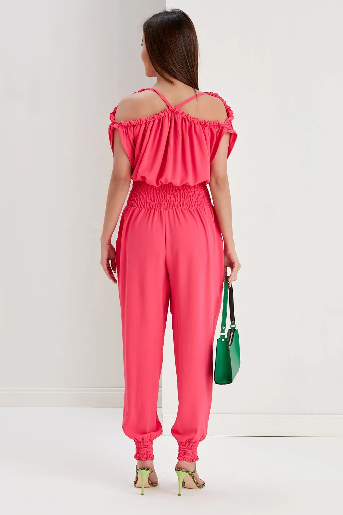 Casual Chic Pink Jumpsuit