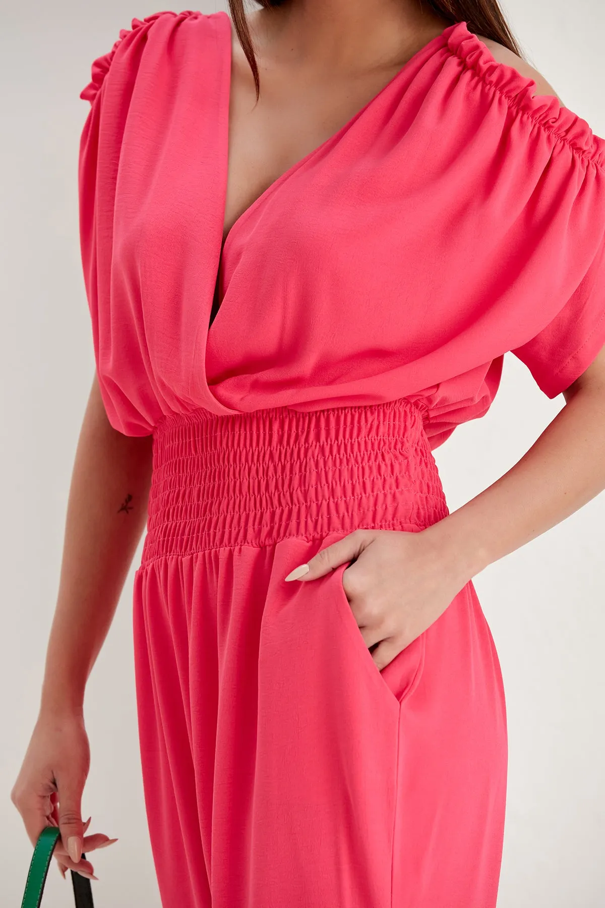 Casual Chic Pink Jumpsuit