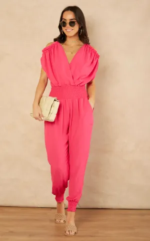 Casual Chic Pink Jumpsuit