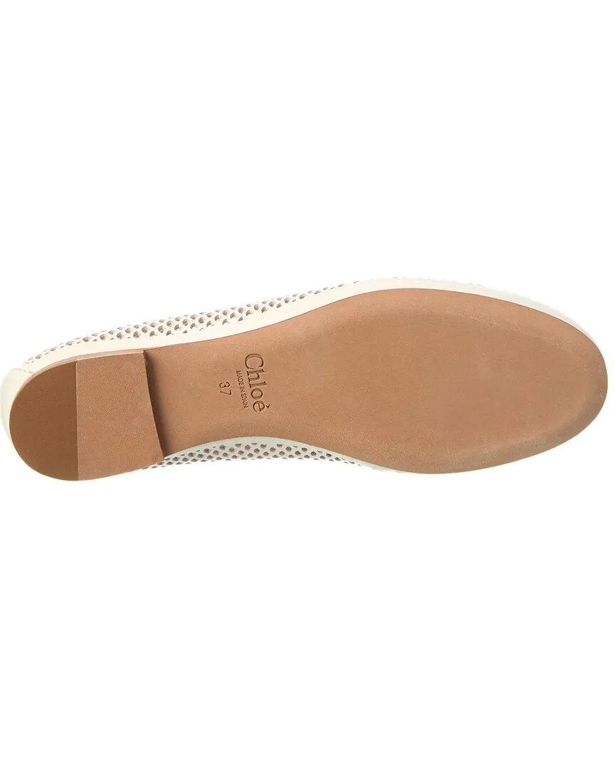 Chloé Marcie Leather Ballerina Flat