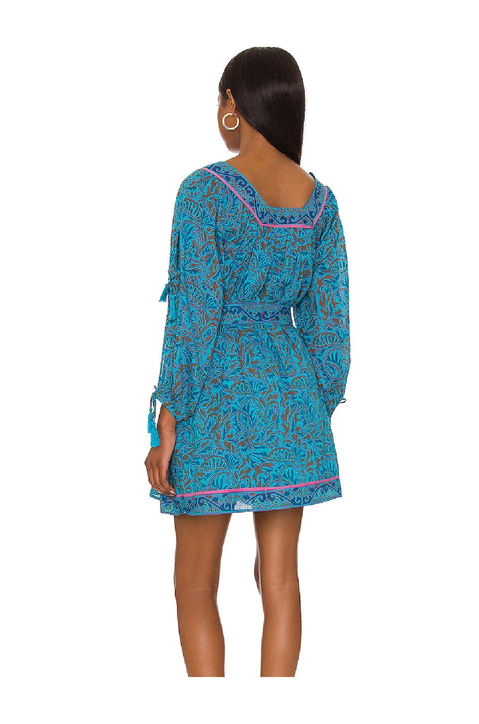 Cleobella Skyla Mini Dress In Zuri Block Print