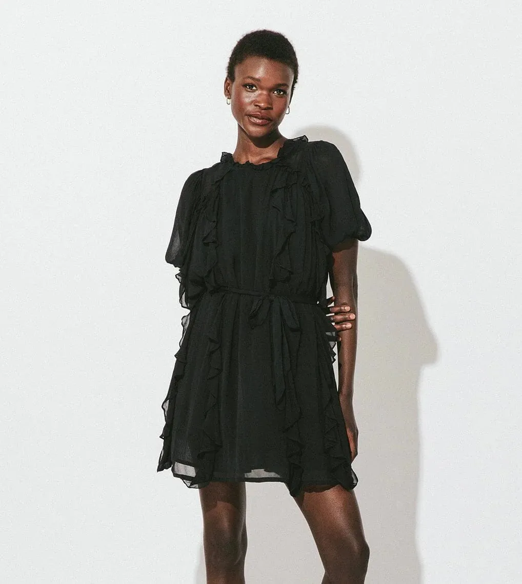 Cleobella Wallis Mini Dress in Black