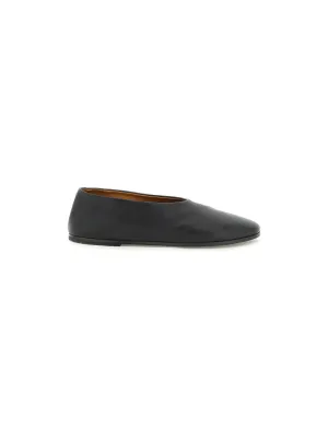 Coltellaccio Leather Ballerina Flats