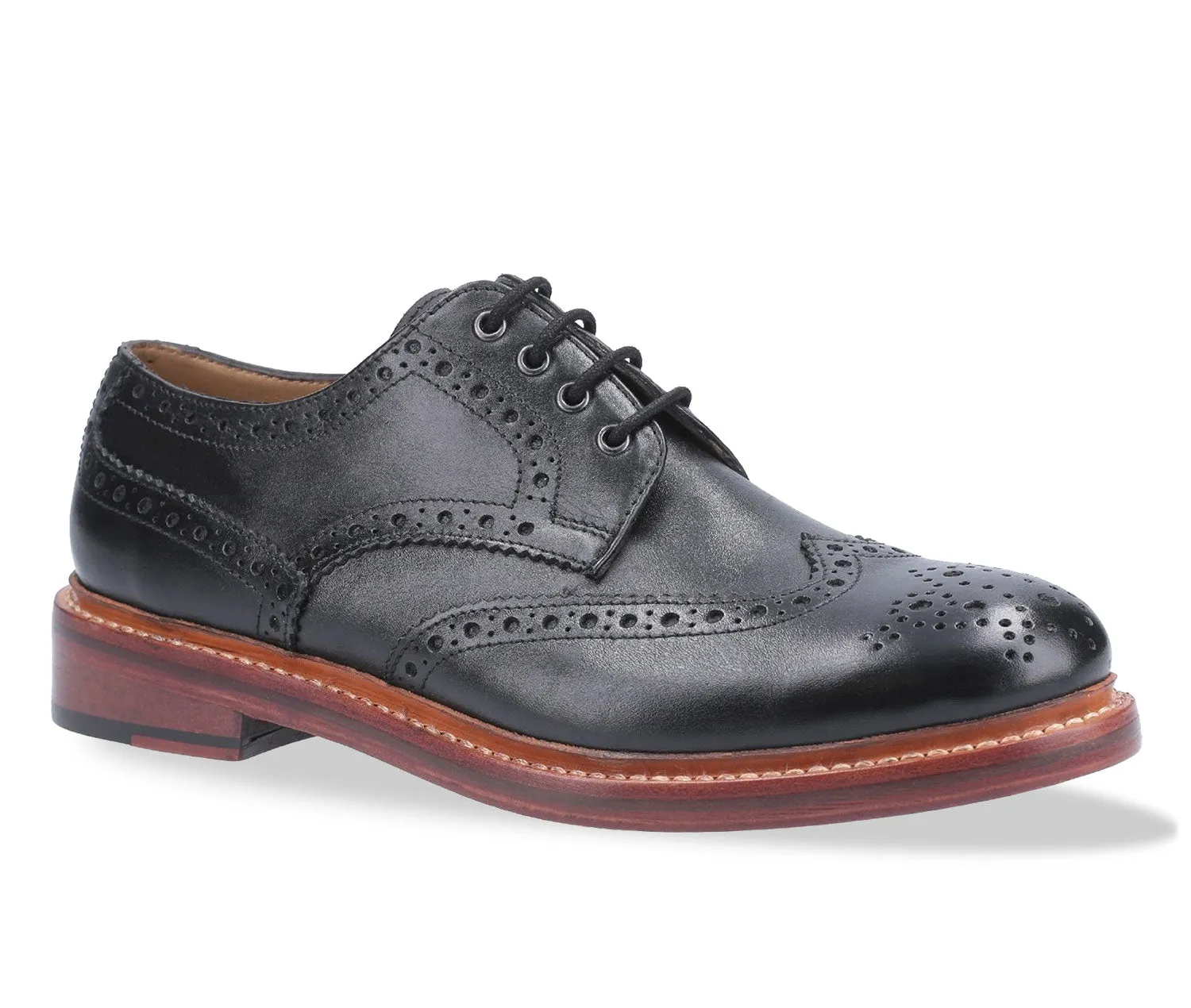 Cotswold Quenington All Leather Brogue Shoe