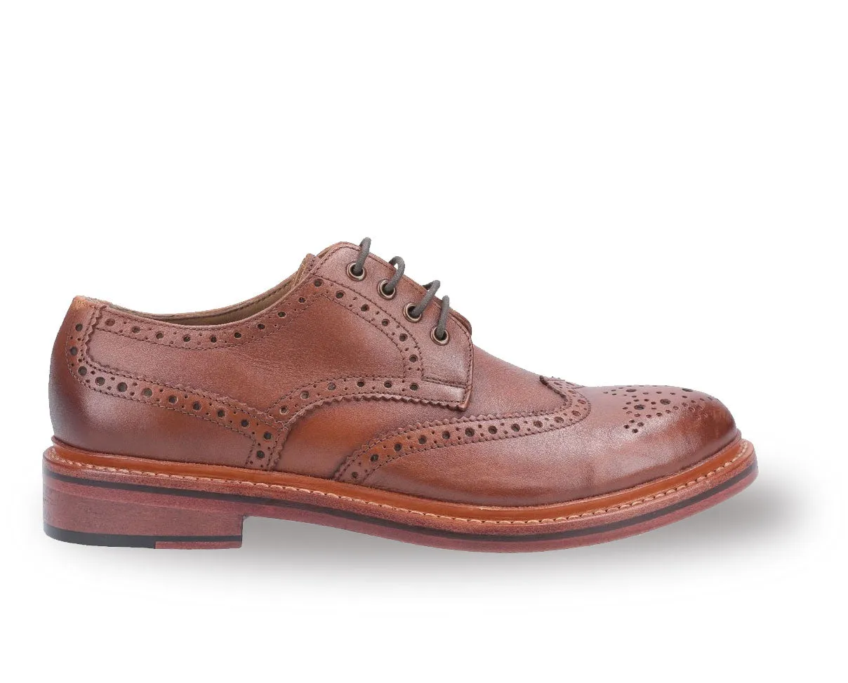 Cotswold Quenington All Leather Brogue Shoe