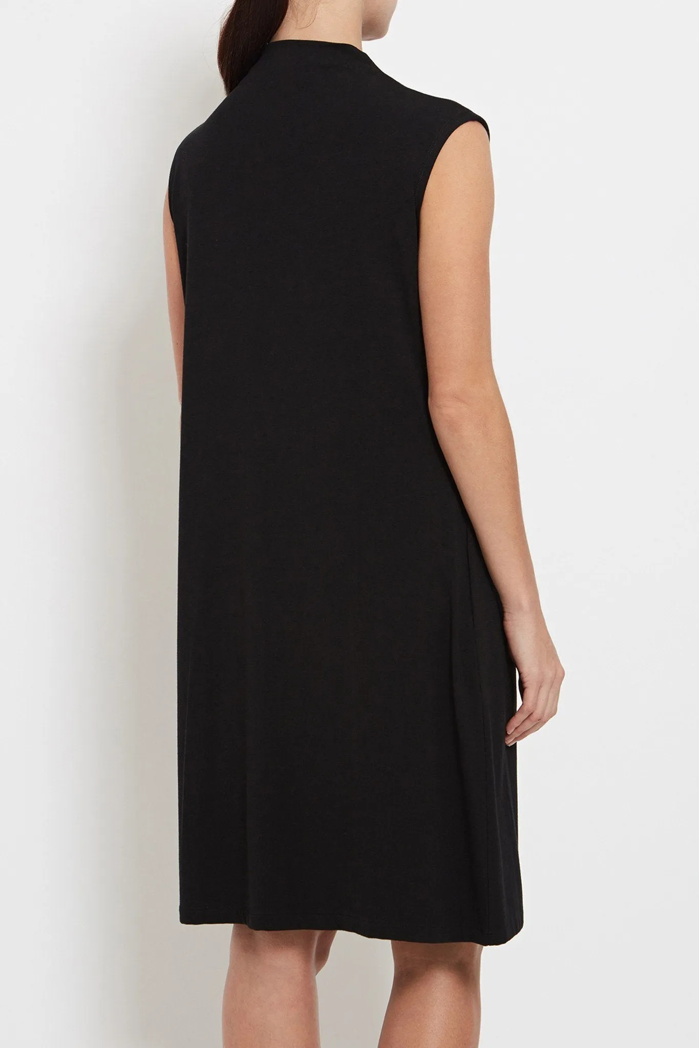 Davina Dress: Cotton-Blend Jersey Wrap Dress