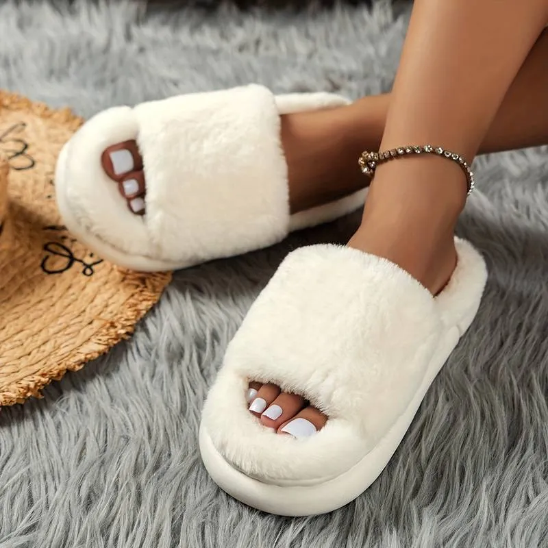 Evelien - Warm Furry House Slippers