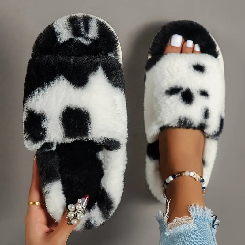 Evelien - Warm Furry House Slippers