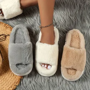 Evelien - Warm Furry House Slippers