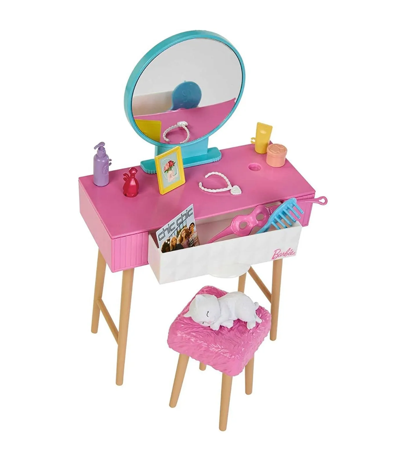 Fab Barbie Doll & Bedroom Playset