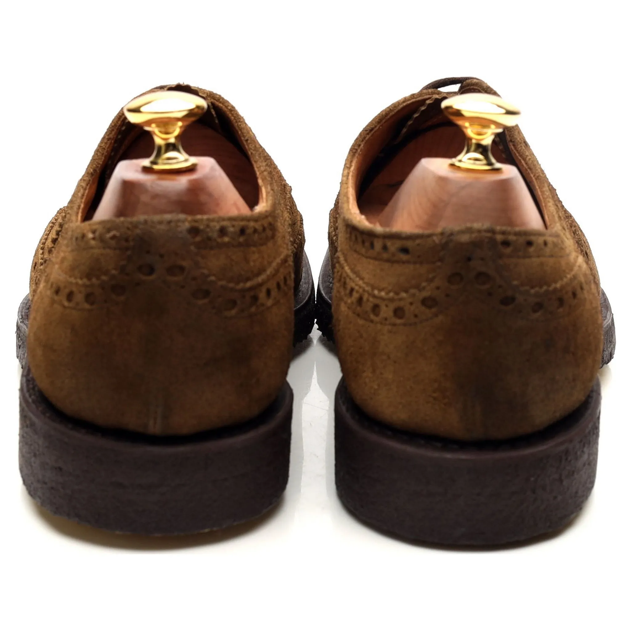 'Fairfield' Sand Brown Suede Brogues UK 9 F