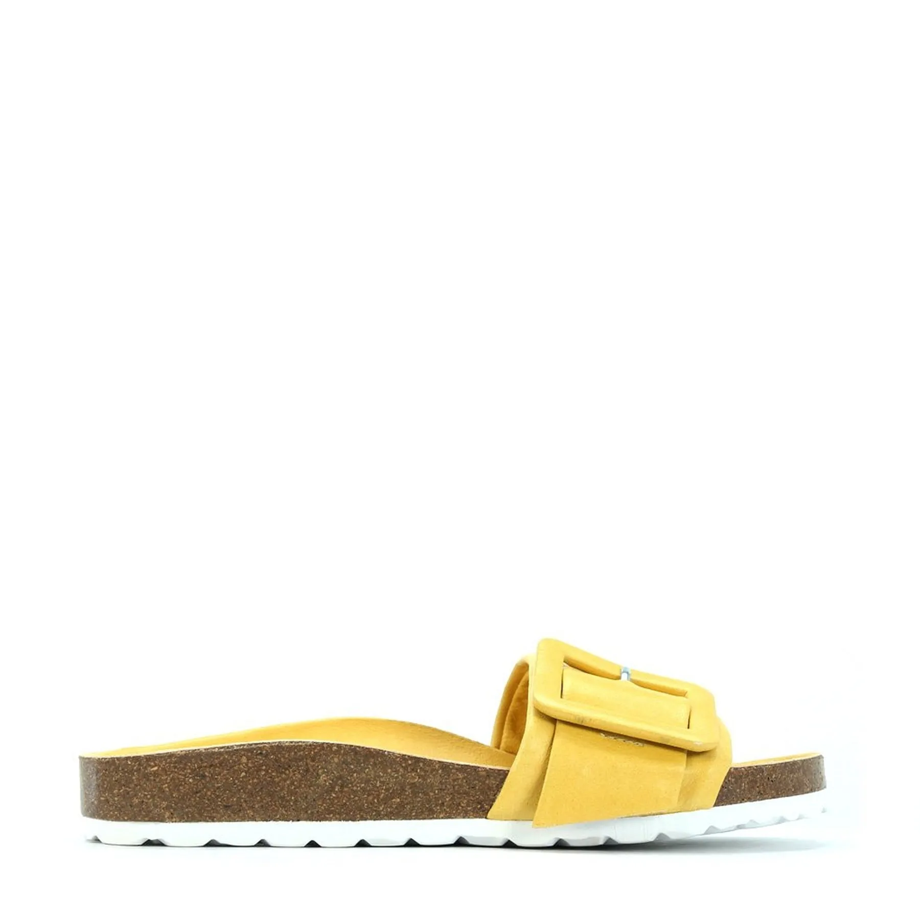 GINGER LEATHER BUCKLE SANDALS