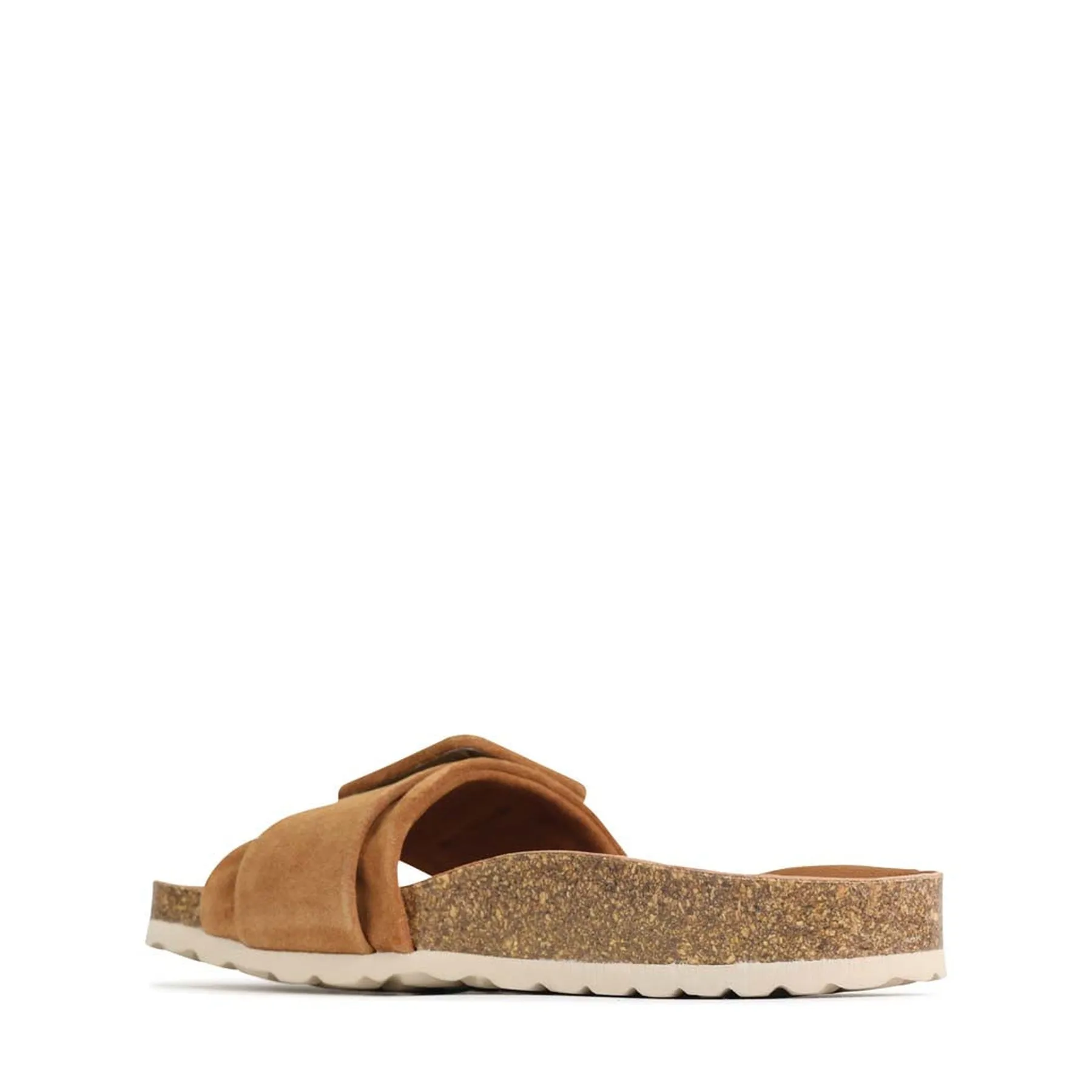 GINGER LEATHER BUCKLE SANDALS