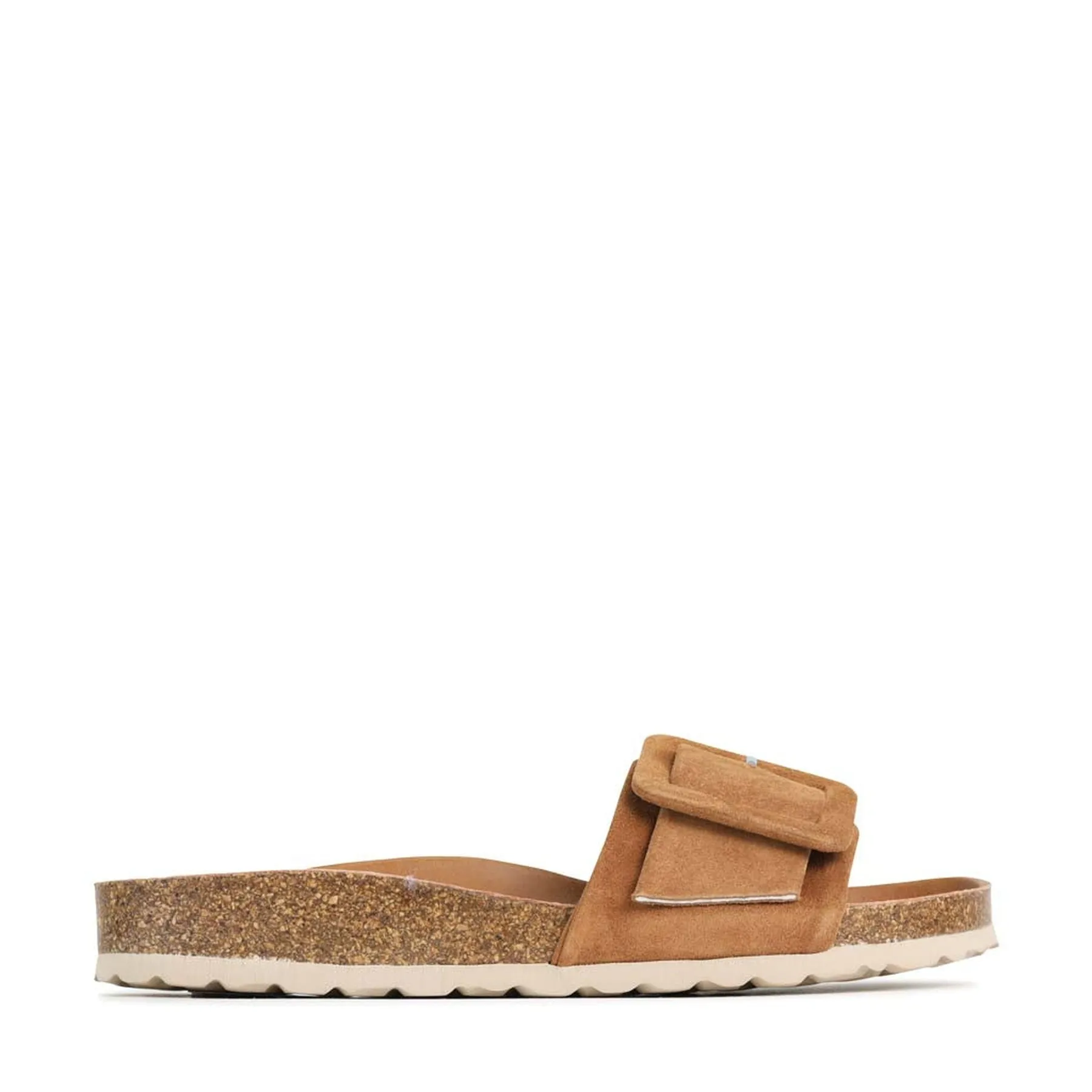 GINGER LEATHER BUCKLE SANDALS