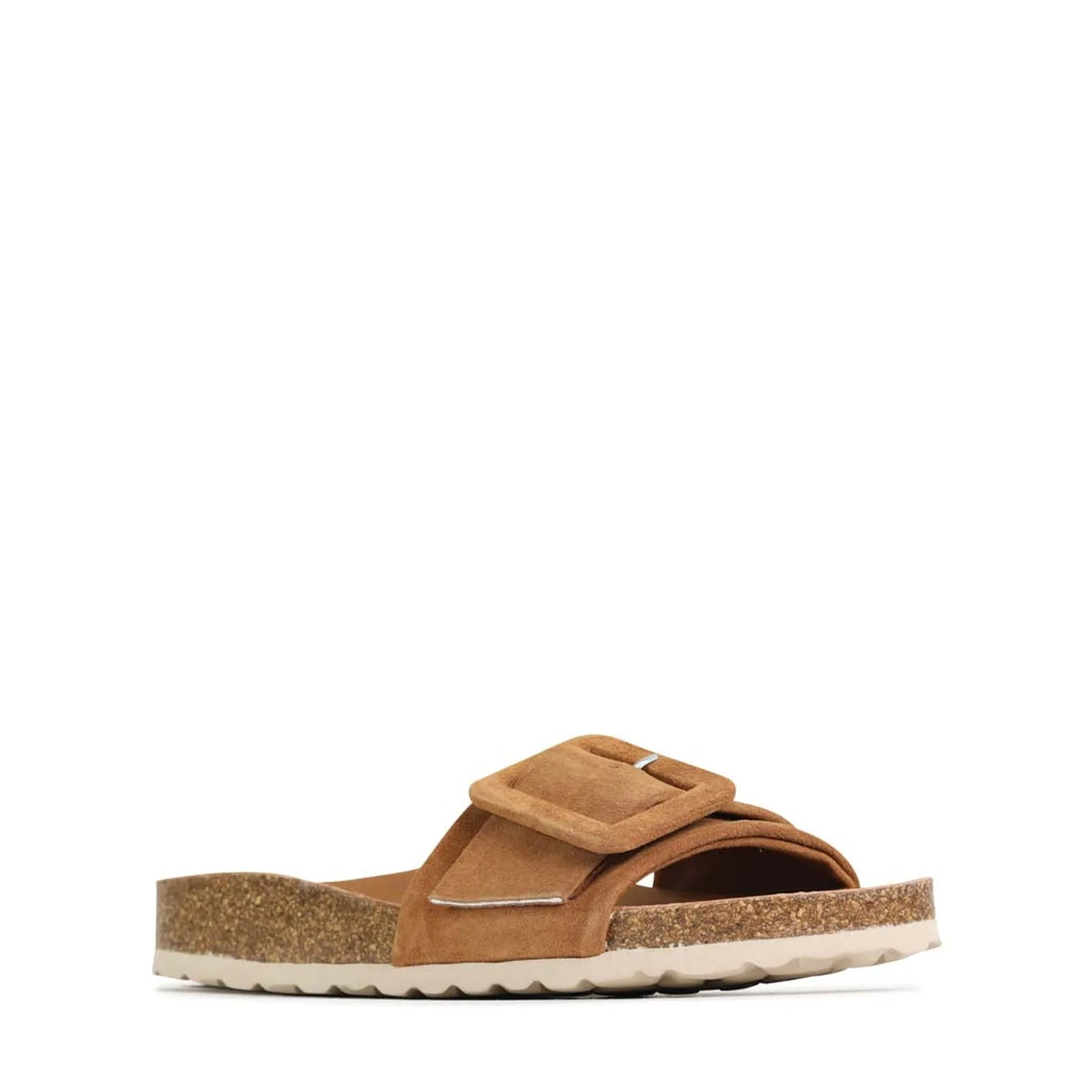 GINGER LEATHER BUCKLE SANDALS