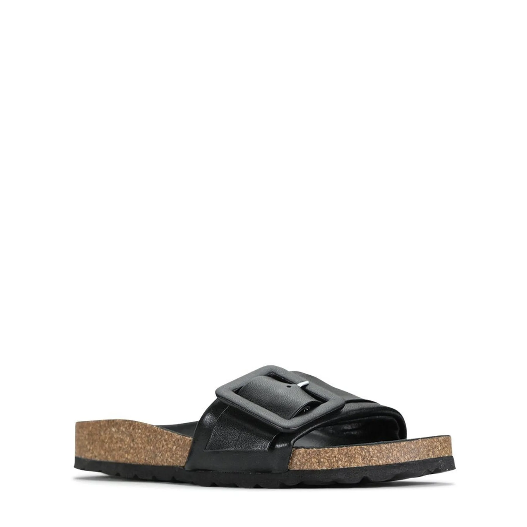 GINGER LEATHER BUCKLE SANDALS