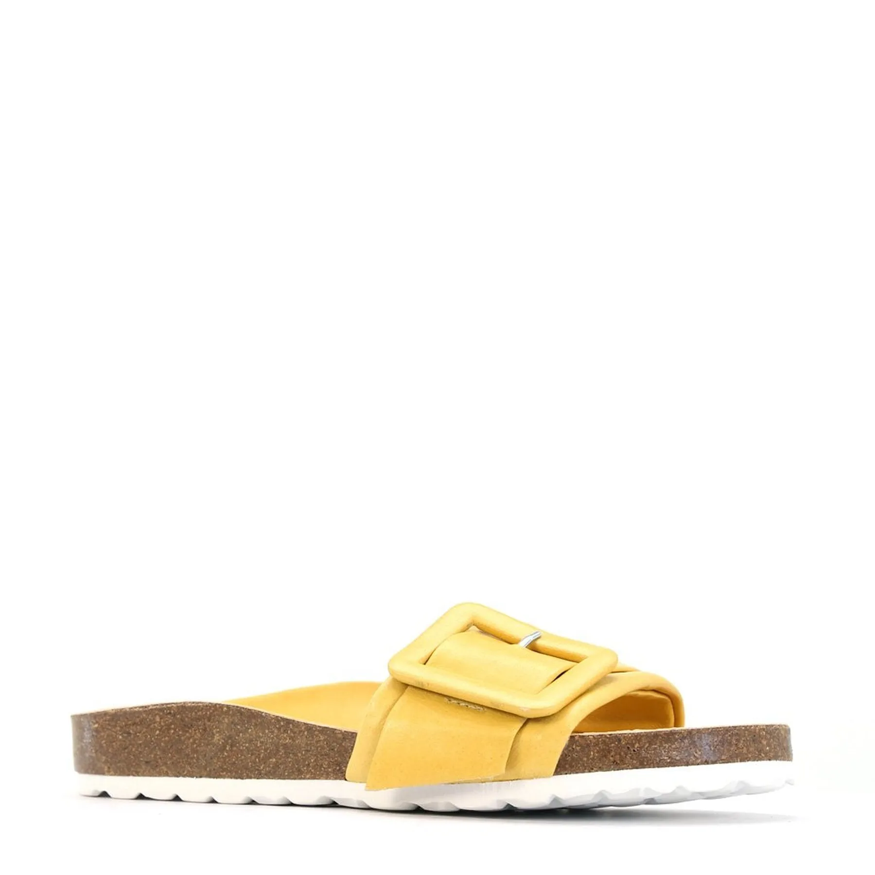 GINGER LEATHER BUCKLE SANDALS