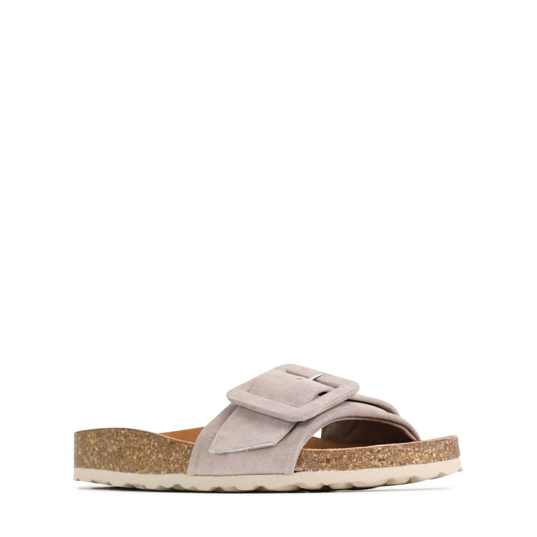 GINGER LEATHER BUCKLE SANDALS