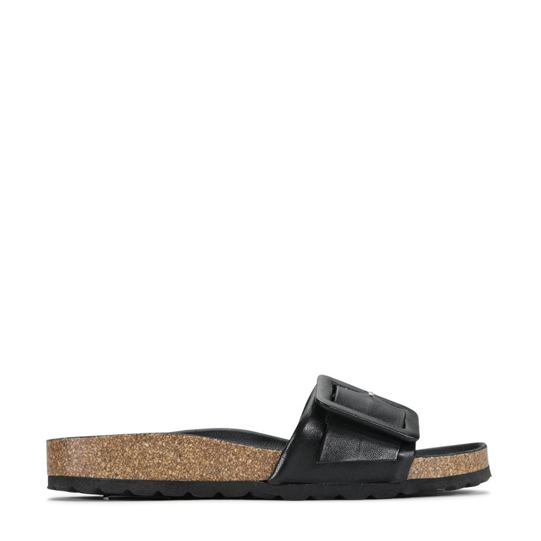 GINGER LEATHER BUCKLE SANDALS