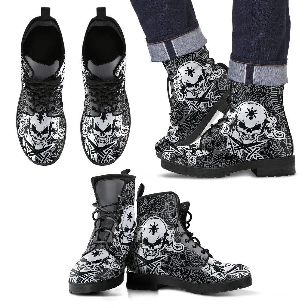 Gothic Leather Boots