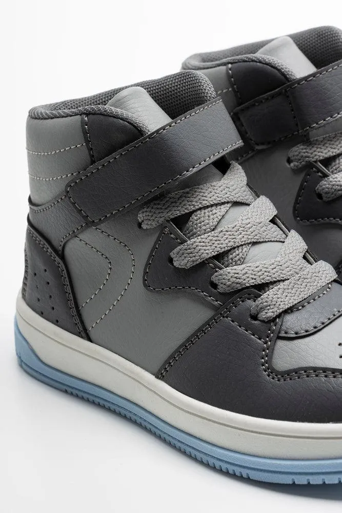 High Top Skate Sneaker Grey