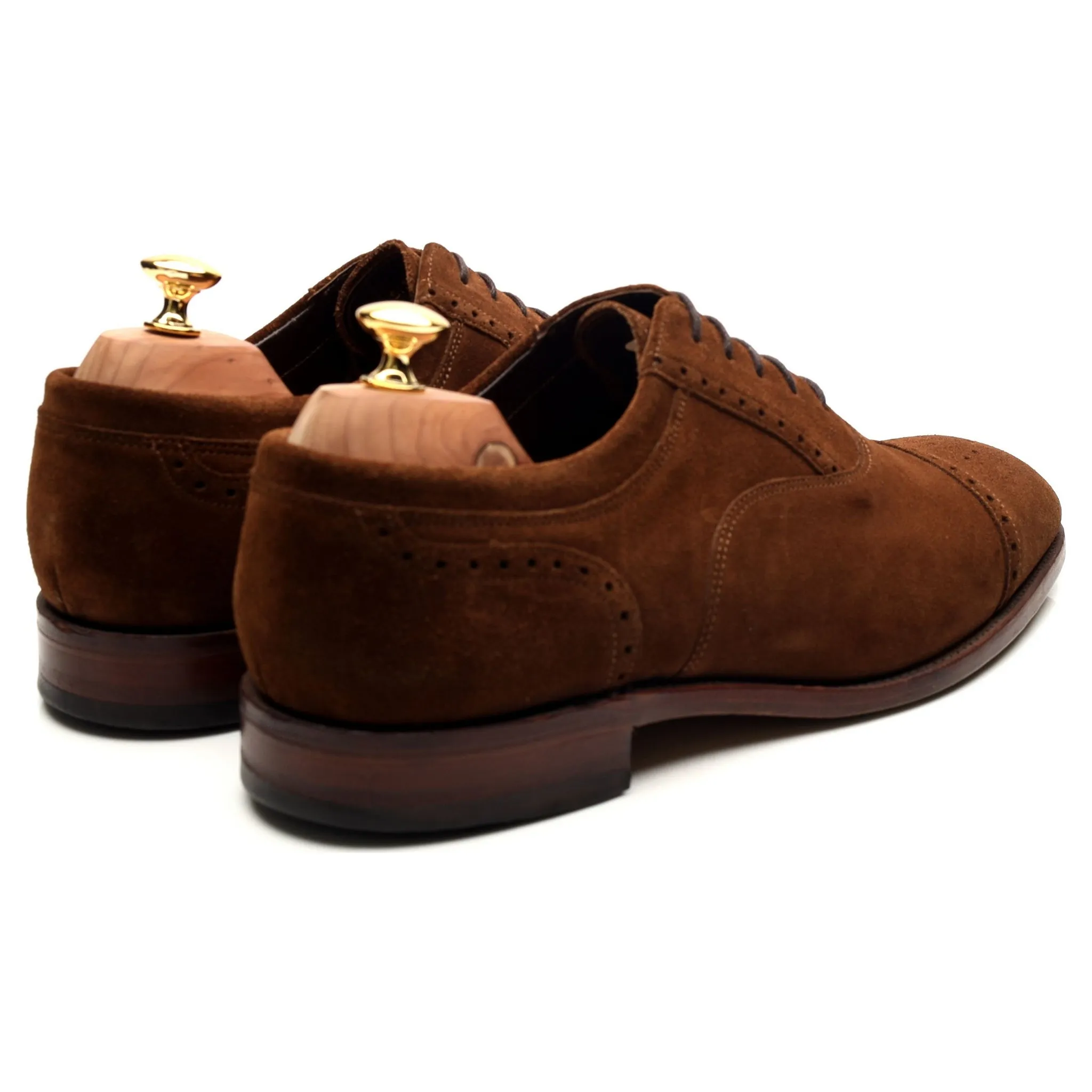 'Higham' Snuff Brown Suede Oxford Brogues UK 11 F