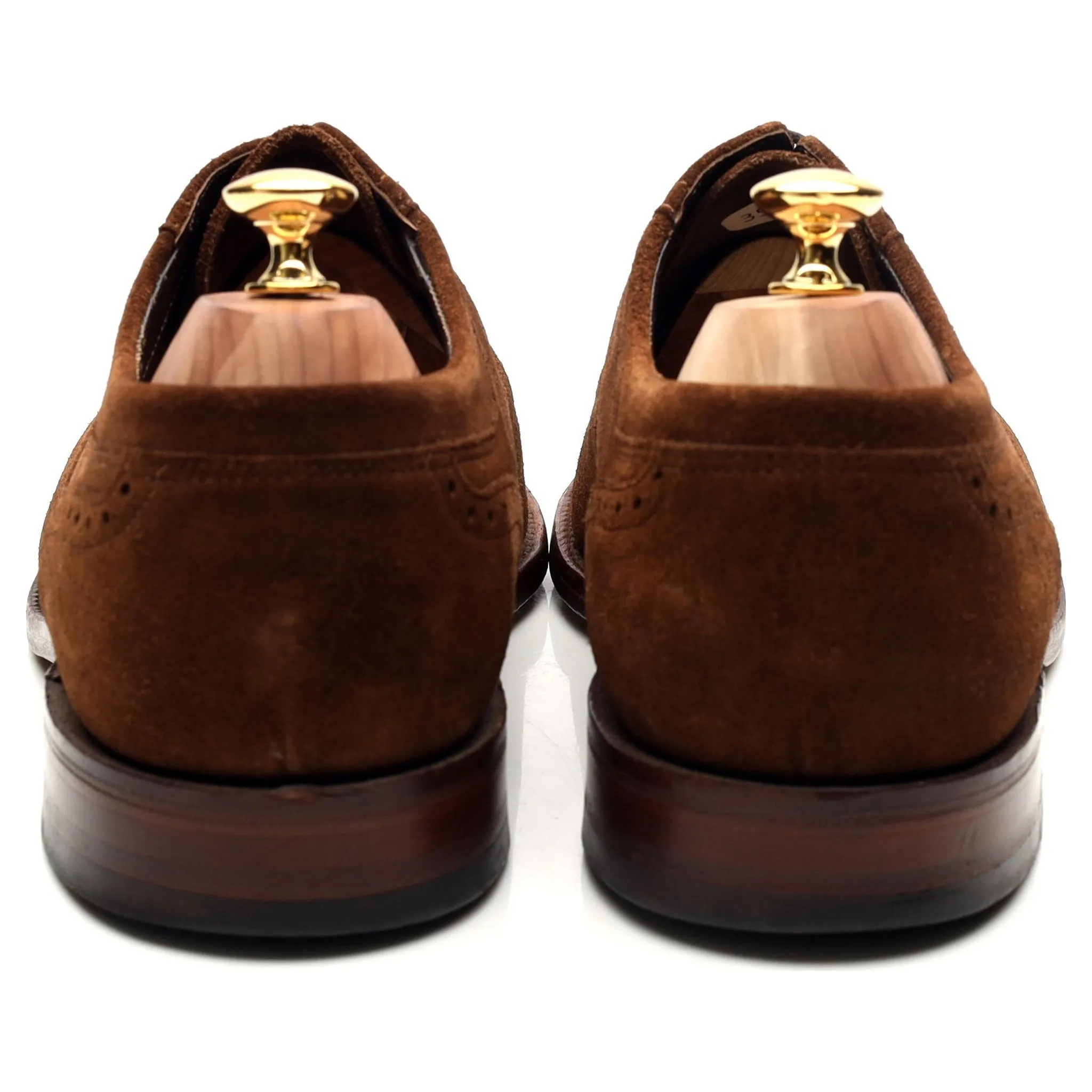 'Higham' Snuff Brown Suede Oxford Brogues UK 11 F