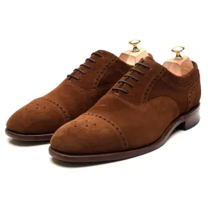 'Higham' Snuff Brown Suede Oxford Brogues UK 11 F