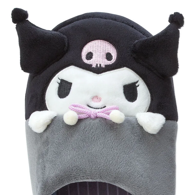 Japan Sanrio - Relaxing Warm Room x Kuromi Character Shaped Slippers