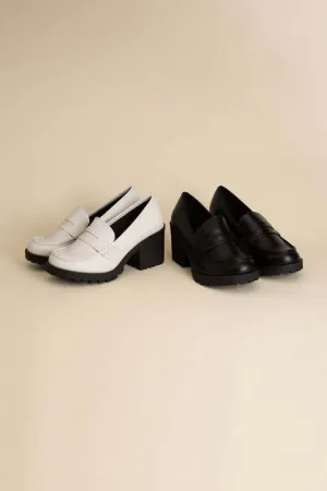 KINDER Block Heel Loafer