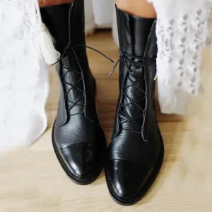 Lace-Up Boots