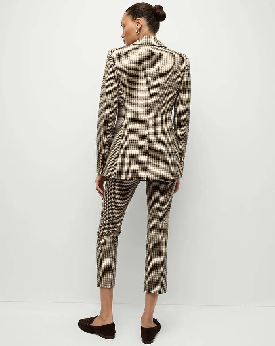 Livvy Houndstooth Dickey Jacket